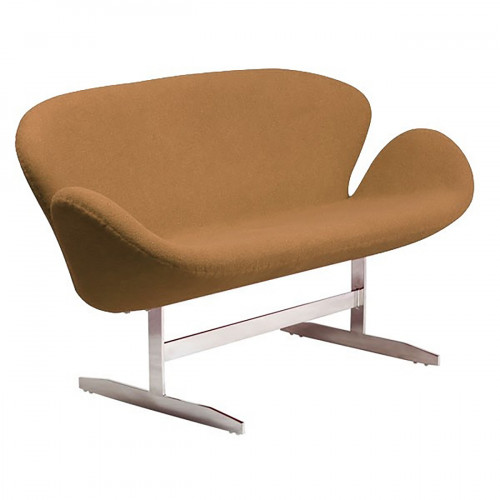 диван swan sofa прямой коричневый в Хабаровске
