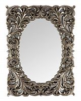 зеркало прямоугольное настенное серебро массимо florentine silver в Хабаровске