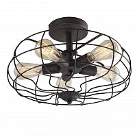потолочная люстра divinare cottero 5002/05 pl-5 серая в Хабаровске
