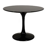 стол журнальный eero saarinen style tulip table черный в Хабаровске