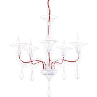 подвесная люстра arte lamp artefact a3225lm-5wh белая в Хабаровске