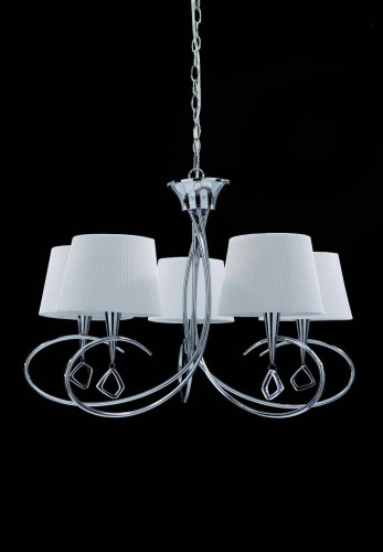 подвесная люстра mantra mara chrome - white 1641 в Хабаровске