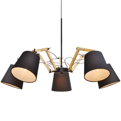 подвесная люстра arte lamp pinoccio a5700lm-5bk в Хабаровске