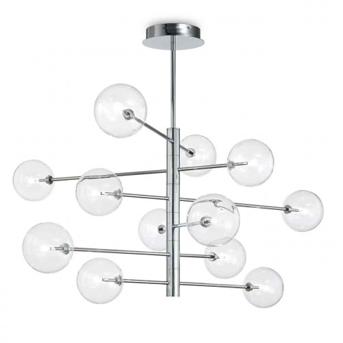подвесная люстра ideal lux equinoxe sp12 cromo в Хабаровске