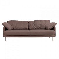 диван camber sofa прямой серо-розовый в Хабаровске
