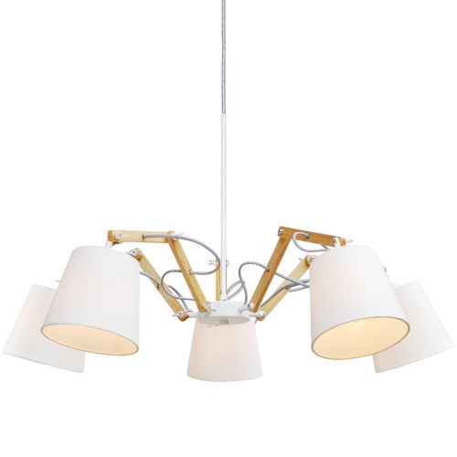 подвесная люстра arte lamp pinoccio a5700lm-5wh в Хабаровске