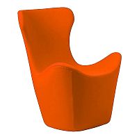 кресло papilio lounge chair оранжевое в Хабаровске