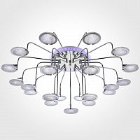 потолочная люстра eurosvet spider 80109/21 хром/синяя+фиолетовая хром в Хабаровске
