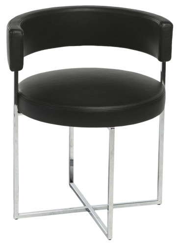 стул sirio black leather в Хабаровске