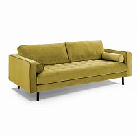 диван bogart sofa 2 двухместный темно-желтый от la forma (ex julia grup) в Хабаровске