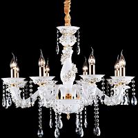 подвесная люстра arte lamp nobile a6609lm-8go в Хабаровске