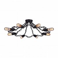 потолочная люстра arte lamp a9344pl-8bk в Хабаровске