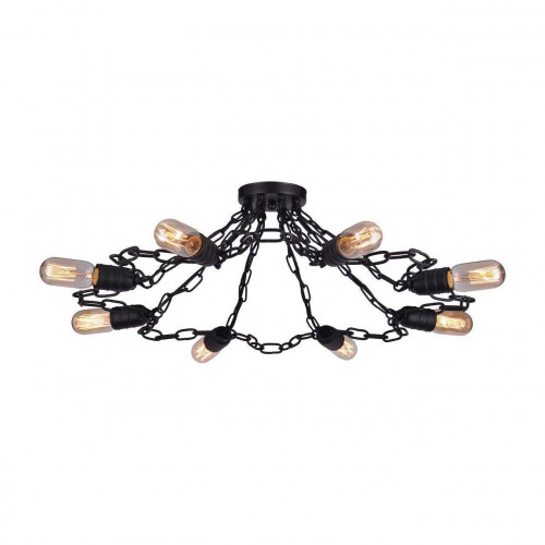 потолочная люстра arte lamp a9344pl-8bk в Хабаровске