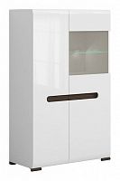 шкаф-витрина для посуды black red white ацтека reg1w1d/14/9 в Хабаровске