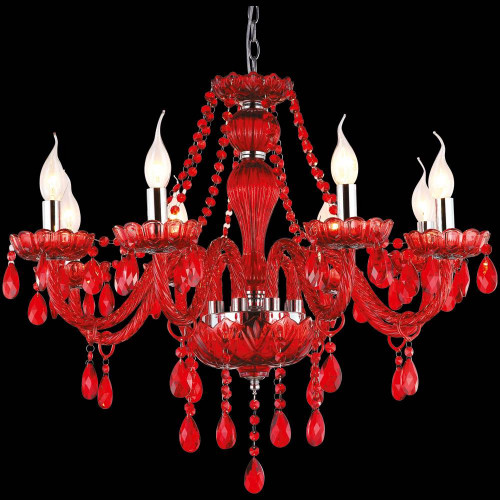 подвесная люстра arte lamp teatro a3964lm-8rd в Хабаровске
