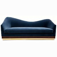диван hughes sofa прямой синий в Хабаровске