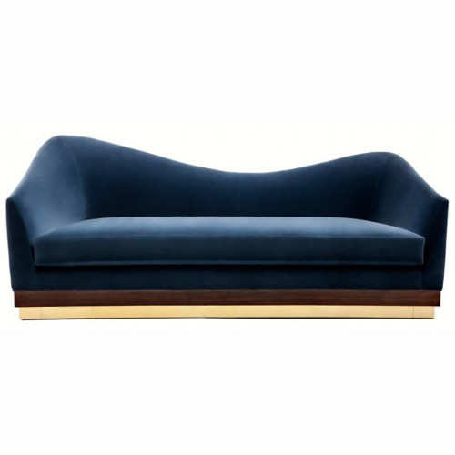 диван hughes sofa прямой синий в Хабаровске