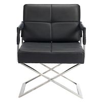 кресло aster x chair экокожа черное в Хабаровске
