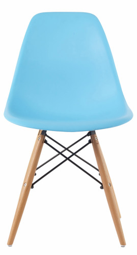 стул классический dsw голубой (eames style) в Хабаровске