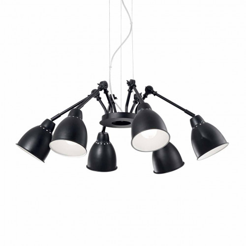 подвесная люстра ideal lux newton sp6 nero в Хабаровске