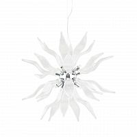 подвесной светильник ideal lux leaves sp8 bianco в Хабаровске