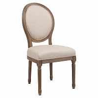 стул vintage french round кремовый лен медный в Хабаровске