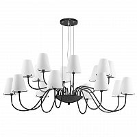 подвесная люстра lightstar diafano 758167 черная в Хабаровске