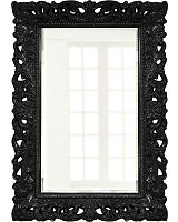 зеркало прямоугольное настенное черное гэрри gloss black в Хабаровске