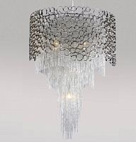 подвесной светильник crystal lux hauberk sp-pl8 d60 матовый никель в Хабаровске