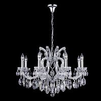 подвесная люстра crystal lux hollywood sp8 chrome в Хабаровске