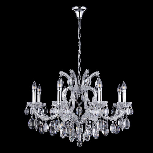 подвесная люстра crystal lux hollywood sp8 chrome в Хабаровске