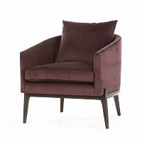 кресло copeland chair коричневое в Хабаровске