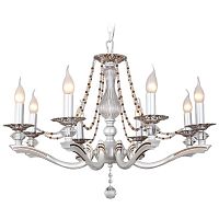 подвесная люстра idlamp eloisa 259/8-whiteplatina в Хабаровске
