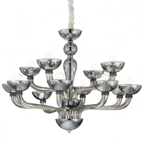 подвесная люстра ideal lux casanova sp12 fume в Хабаровске