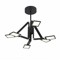 подвесная светодиодная люстра st luce teocoli sl841.402.06 черная в Хабаровске