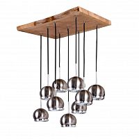 дизайнерская подвесная светодиодная люстра spot light ball 5030974 матовый никель, белая в Хабаровске