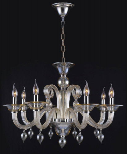 подвесная люстра crystal lux caetano sp8 бежевая в Хабаровске