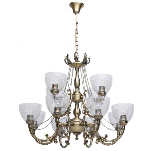 подвесная люстра mw-light аманда 481011712 бронза в Хабаровске