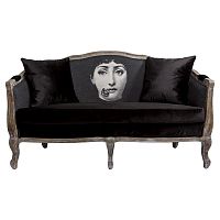 диван «комплимент» fornasetti прямой черный в Хабаровске