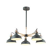 подвесная люстра odeon light lurdi 3329/5 черная в Хабаровске