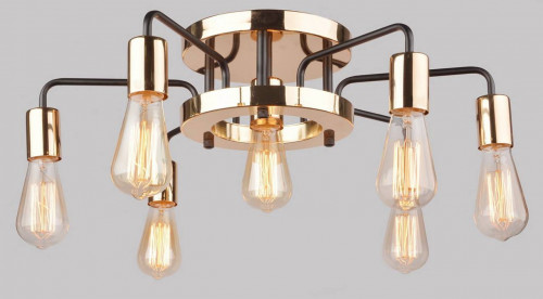 потолочная люстра arte lamp gelo a6001pl-7bk в Хабаровске