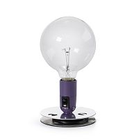 настольный светильник lampadina ed фиолетовый в Хабаровске