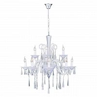 дизайнерская подвесная люстра spot light rosano 5193120 белая в Хабаровске