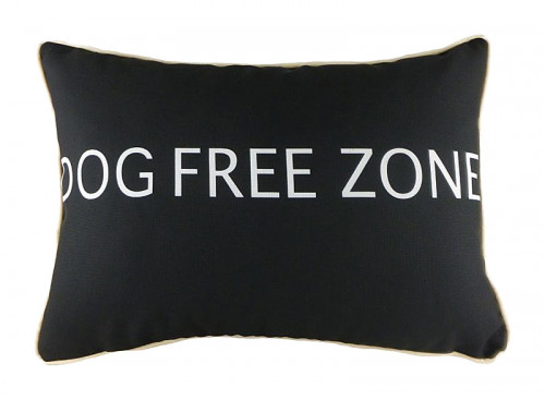 подушка с надписью dog free zone в Хабаровске