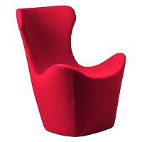 кресло papilio lounge chair красное в Хабаровске