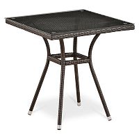 стол из искуственного ротанга 70x70 brown в Хабаровске