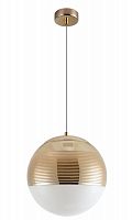 подвесной светильник crystal lux optima sp1 gold d300 в Хабаровске