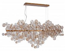 подвесной светильник crystal lux deseo sp15 l1400 gold в Хабаровске