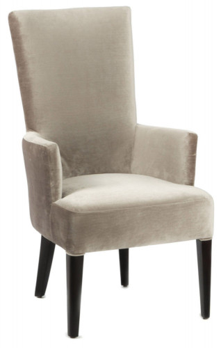 стул с подлокотниками high back chair бежевый в Хабаровске