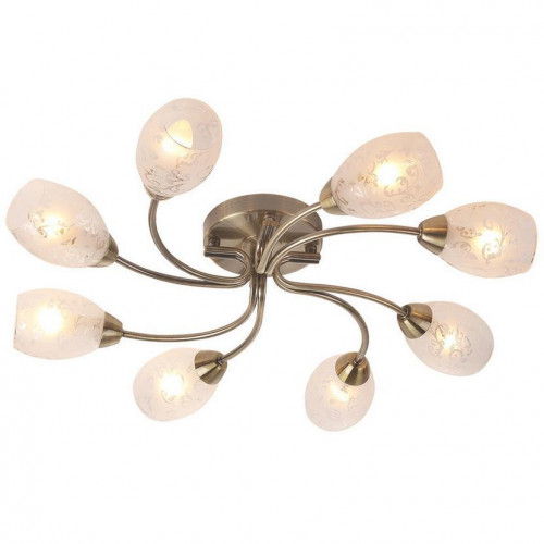 потолочная люстра idlamp carmina 201/8pf-oldbronze в Хабаровске